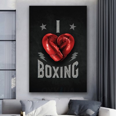 Картина на холсте I love boxing