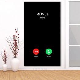 Картина на холсте Money is calling