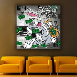 Картина на полотні Rich Bugs Bunny