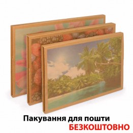 Картина на полотні В'єтнамська річка на заході сонця