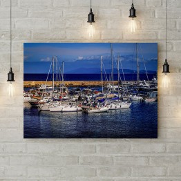 Картина на полотні Яхти у порту
