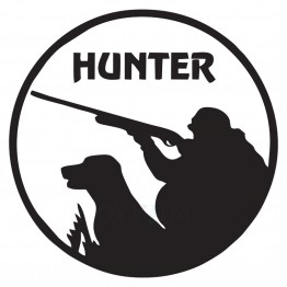 Наклейка на авто - Hunter