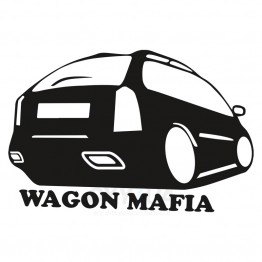 Наклейка на авто - Wagon Mafia