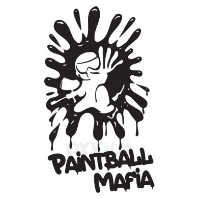 Наклейка на авто - Paintball mafia