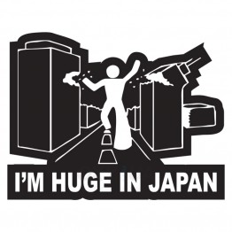 Наклейка на авто - I'm huge in Japan v2