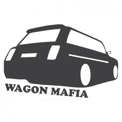 Наклейка на авто - Wagon Mafia