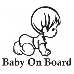 Наклейка на авто - Baby on Board v4