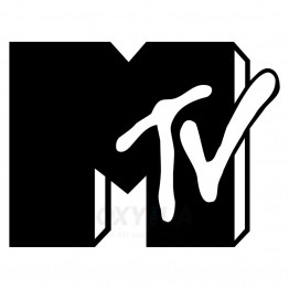 Наклейка на авто - MTV