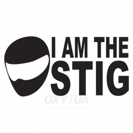 Наклейка на авто - I am the STIG