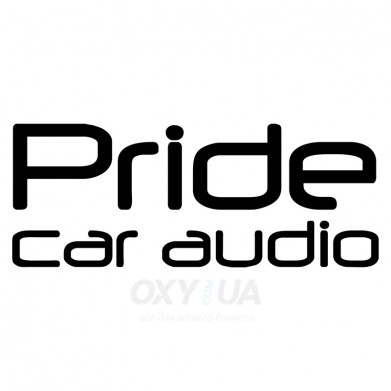 Наклейка на авто - Pride car audio