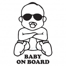 Наклейка на авто - Baby on Board v5