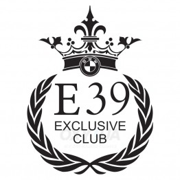 Наклейка на авто - BMW E39 Exclusive Club