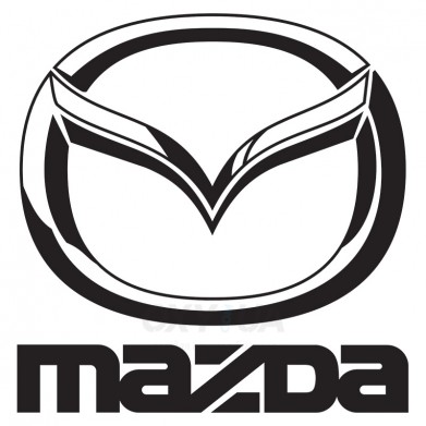 Наклейка на авто - Mazda