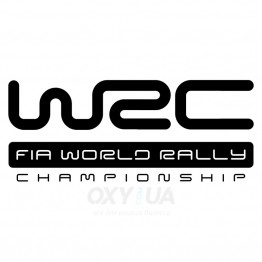 Наклейка на авто - WRC Fia World Rally