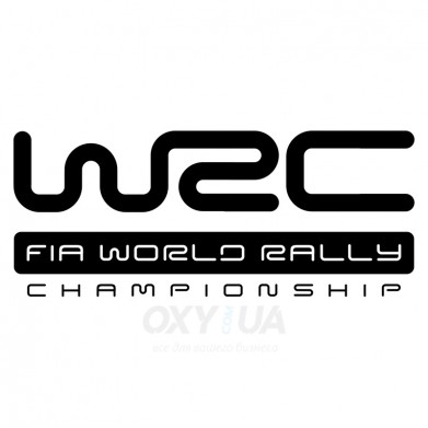 Наклейка на авто - WRC Fia World Rally