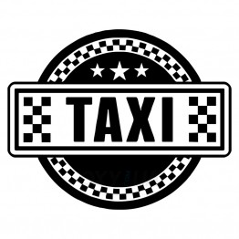 Наклейка на авто - Taxi