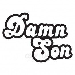 Наклейка на авто - Damn Son v2