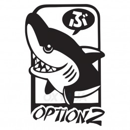 Наклейка на авто - JDM Shark Option