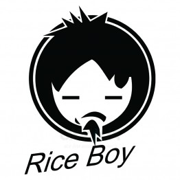 Наклейка на авто - JDM Rice Boy