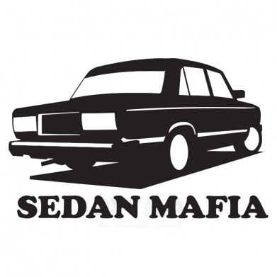 Наклейка на авто - Sedan Mafia