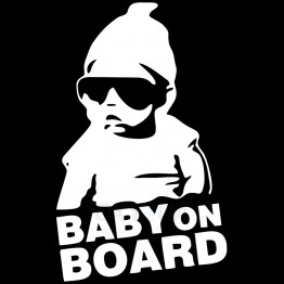 Наклейка на авто - Baby on Board v2