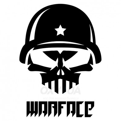 Наклейка на авто - Warface