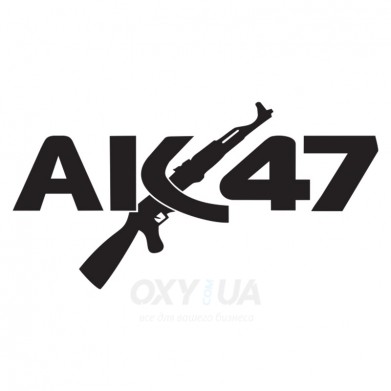 Наклейка на авто - АК 47