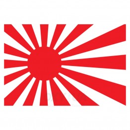 Наклейка на авто - Японський прапор