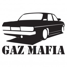Наклейка на авто - Gaz Mafia