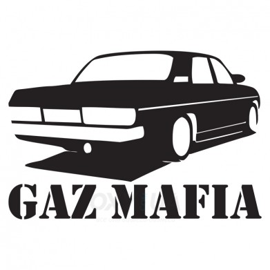 Наклейка на авто - Gaz Mafia