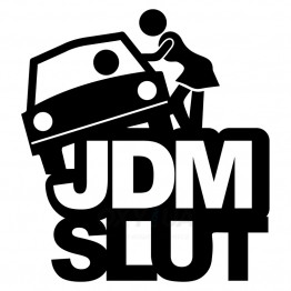 Наклейка на авто - JDM Slut