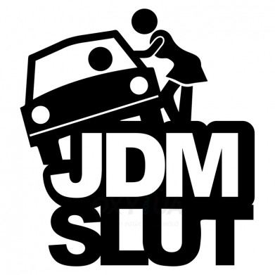 Наклейка на авто - JDM Slut