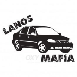 Наклейка на авто - Lanos Mafia