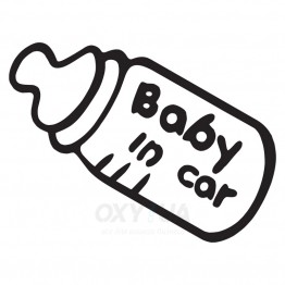 Наклейка на авто - Baby in Car v2