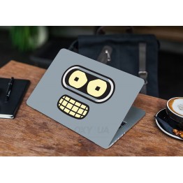Наклейка для ноутбука - Bender Face