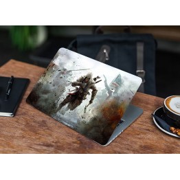 Наклейка для ноутбука - Assassins Creed воїн, що біжить