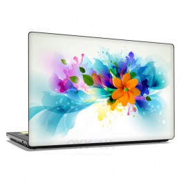 Наклейка для ноутбука - Art flower abstraction