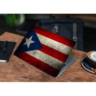 Наклейка для ноутбука - Puerto Rico Flag