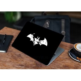 Наклейка для ноутбука - Batman white logo