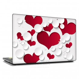 Наклейка для ноутбука - Candy Hearts