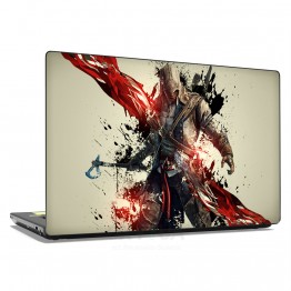Наклейка для ноутбука - Assassins Creed Abstraction