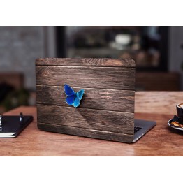Наклейка для ноутбука - Butterfly on boards