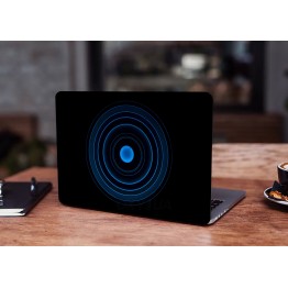 Наклейка для ноутбука - Blue circles