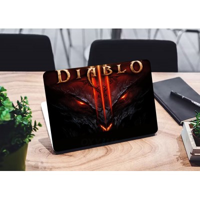 Наклейка для ноутбука - Diablo 3 Demon logo