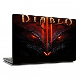 Наклейка для ноутбука - Diablo 3 Demon logo