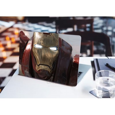 Наклейка для ноутбука - Iron Man face