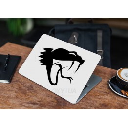 Наклейка для ноутбука - Black snake logo