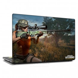 Наклейка для ноутбука - Battlegrounds sniper