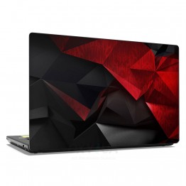 Наклейка для ноутбука - Black and Red triangle