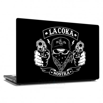 Наклейка для ноутбука - LA COKA nostra